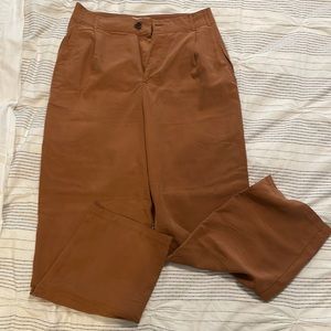 Urban Outfitters wide leg trousers in camel color size US 6